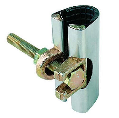 Collare Riparazione Tubi 1 Bullone M 21-1/2" 21-25 mm Lunghezza 8 Cm - 1 Pz