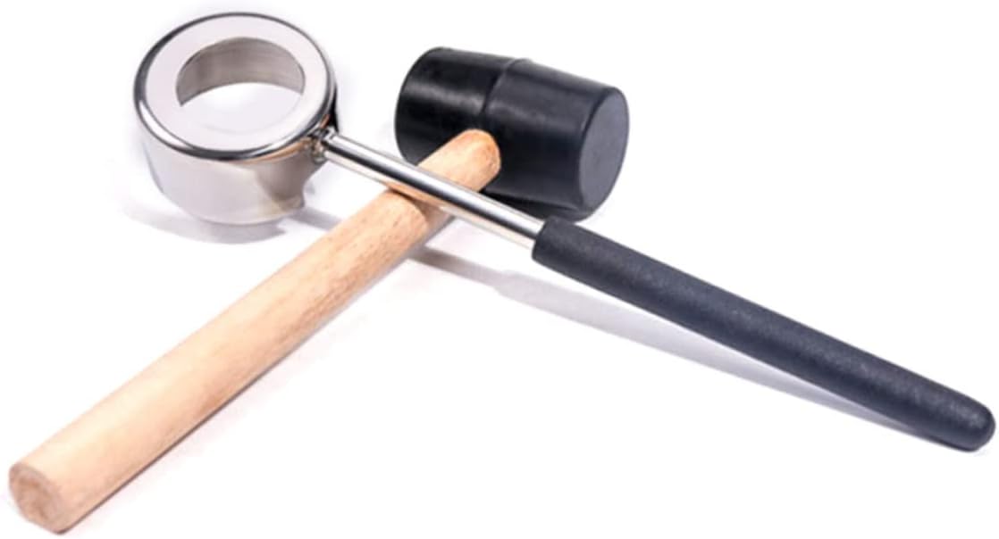 Garneck Coconut Opening Tool Food Grade Stainless Steel Coconut Opener Easy to Clean