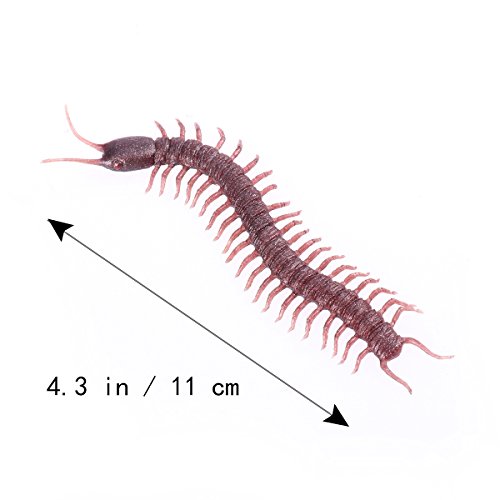 LUOEM Simulação de Halloween centopéias complicadas adereços de centopéia para Halloween Casa assomb