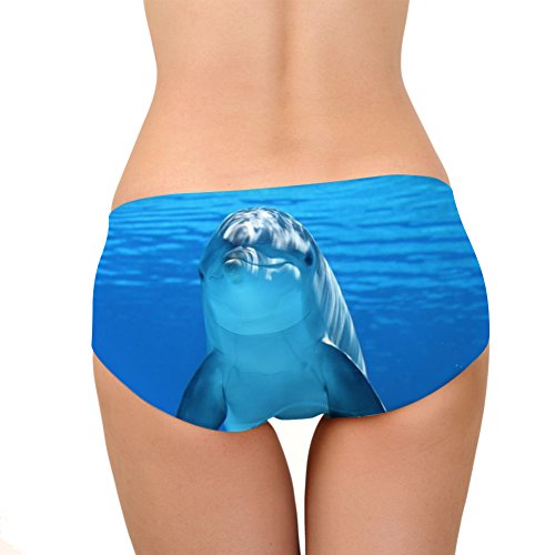Image of Dellukee Sexy Women Underwear Briefs Breathable Hipster Panty White Alpaca Print