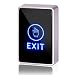 DC 12V NC NO Rectangular, ZOTER Touch Sensor Door Exit Release Button Switch LED Light