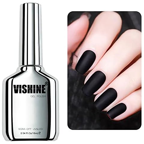 Vishine 16ml No Wipe Matte Gel Top Coat Cover