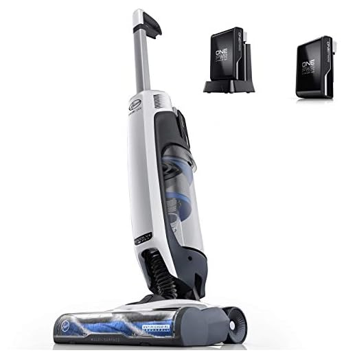 Hoover ONEPWR Evolve Pet Cordless Small Upright Vacuum Cleaner with Extra Battery, Lightweight Stick Vac, BH53420PCE, White