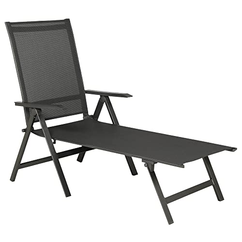 Acamp Klappliege Urban, schwarz