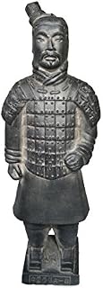 Terracotta Warriors, Ancient China Qin Dynasty Terracotta Warriors Sculpture Home Display Table Display Gift Multi Presentation 7" Tall, Kneeling Archer