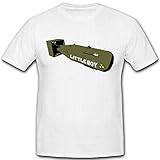 wk motors sedalia missouri Design/Druck aus Deutschland Atom Bombe Hiroshima Japan Nuklear Little Boy Big Boy WK- T Shirt #3025, Größe:M, Farbe:Weiß