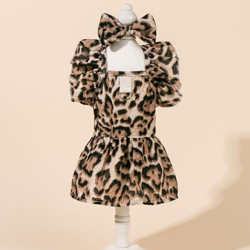 Disfraz para cachorro de gato Leopardo Talla S
