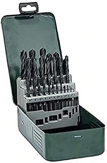 Bosch Home and Garden Accessories 2607019446 Bosch 25 Piece Metal HSS-R Drill Bit Set, Black