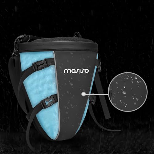 image for MOSISO Motorcycle Tail Bag Multifunctional Waterproof Polyester Storag