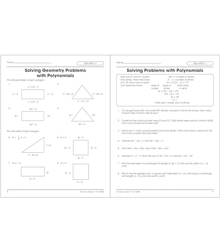 Carson Dellosa Education Algebra II, Grades 8 - 10