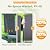 Patiowell 4x8 FT Resin Outdoor Storage Shed with Floor & 2 Windows, Large Plastic Garden Shed with Lockable Door for Backyard, Patio, and Lawn, Gray (Fit-it Shed)
