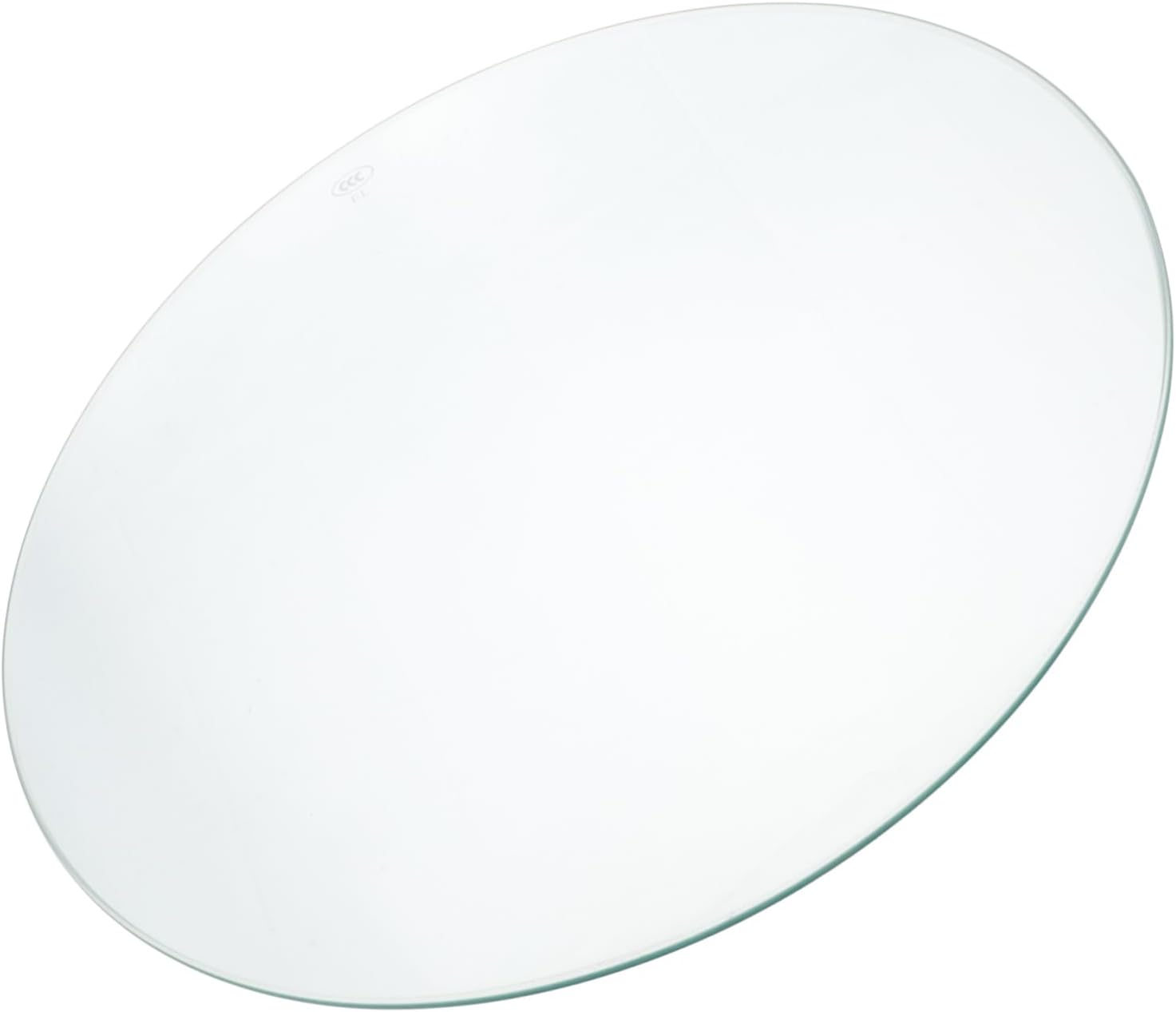 PRETYZOOM Tempered Glass Tabletop Thickened Round Glass Protector for Dining Coffee Office Use Modern Style Multi Functional Glass for Hotel Home Patio and Restaurant