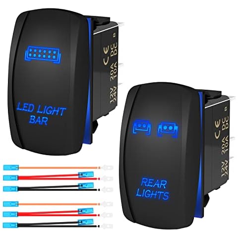 Joinfworld LED Rocker Switch Cover