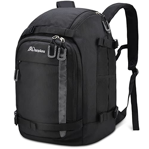 Boot Bag, 50L Travel Backpack 1680D Nylon Waterproof for Ski Boots, Helmet, Goggles, Gloves, Apparel & Gear Accessories for Men, Women and Youth (Grey)