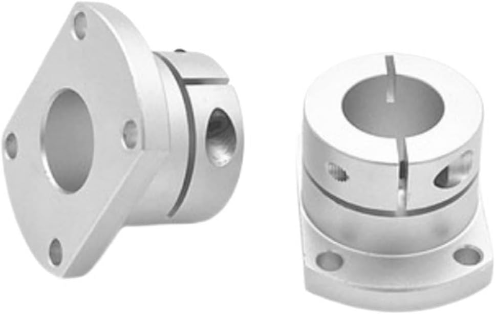 Round Square Compact Flanged Mount Type Cast with Slit Shaft Supports Linear Motion Automation Components Dia 6 8 10 15 16 20 30