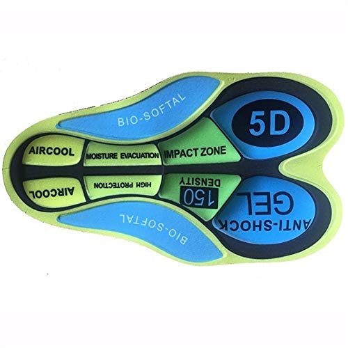 YMYGCC Ciclismo Pantalones Cortos Pantalones cortos de ciclista Gel Pad 9D 12D 19D 20D ciclismo MTB cojín del asiento del amortiguador de golpes Base de bicicletas bicicletas de ratón de la ropa inter