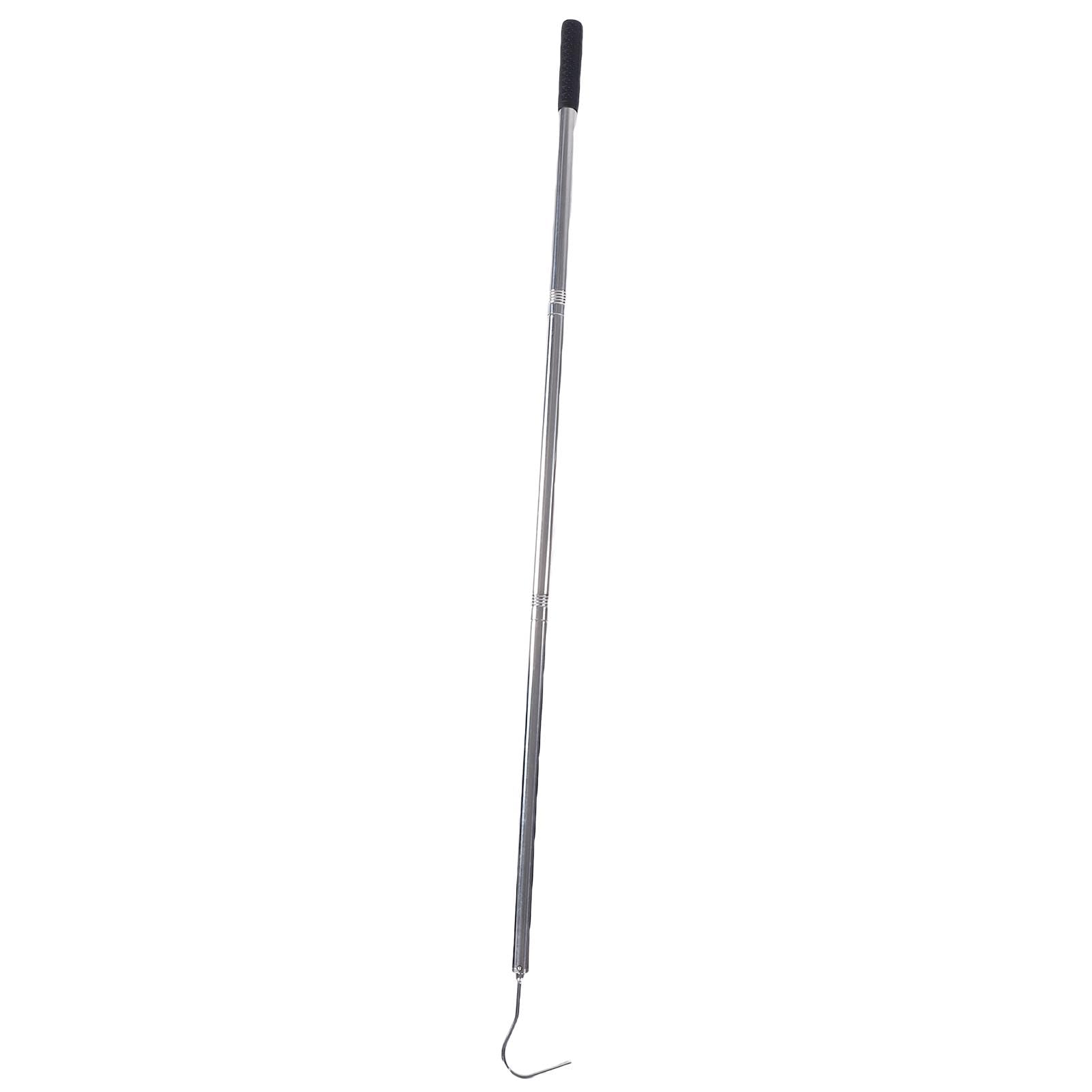 Gancho de extracción para ático de aluminio resistente con barra extensible de acero