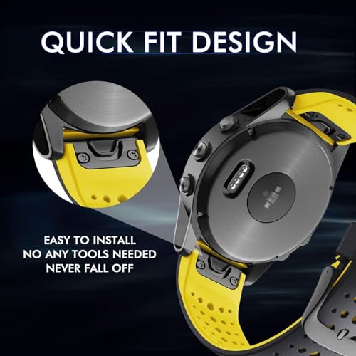 Bracelet silicone 22mm Garmin Forerunner 945 anti irritation - 3