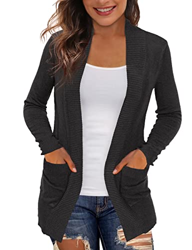 Image of REDHOTYPE Women's Cardigans with Pockets Casual Lightweight Open Front Cardigan Sweaters for Women (S-2XL)