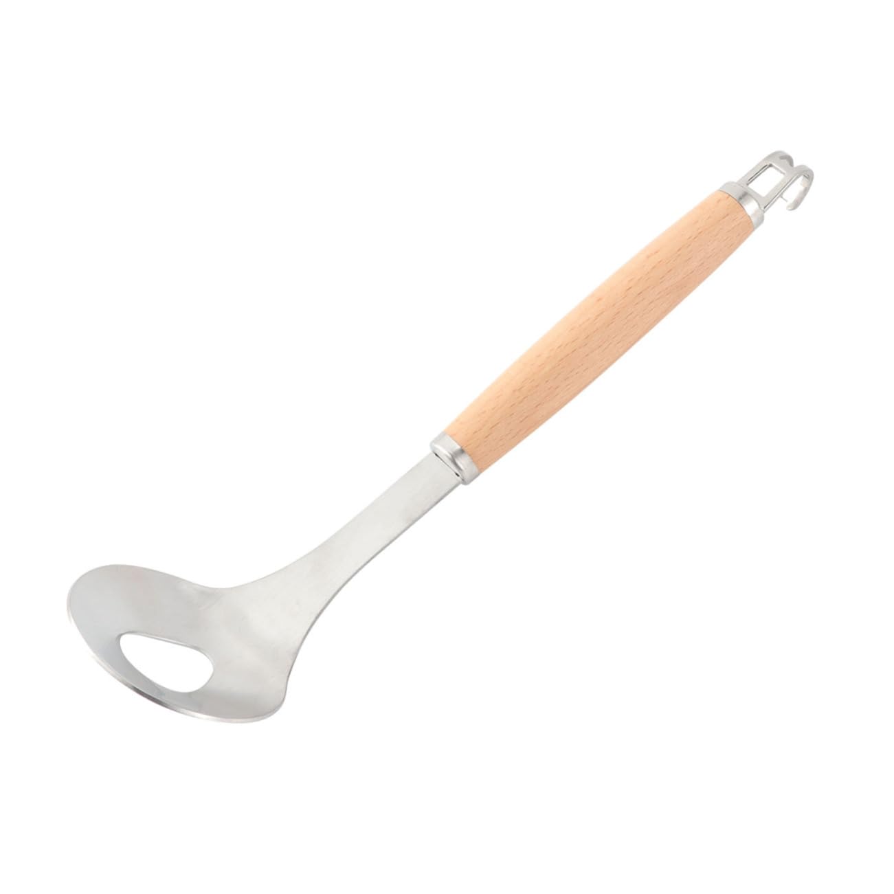 HOLIDYOYO 1pc Meatball Maker Tool Stainless Steel Spoon Non- Wood Handle for Cooking and Restaurant Use for Meatball Making