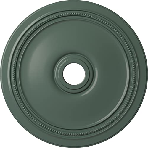 Image of Ekena Millwork CM24DICBF Diane Ceiling Medallion, 24 inchOD x 3 5 /8 inchID x 1 1 /4 inchP (Fits Canopies up to 6 1 /4 inch), Hand-Painted Cloud Burst