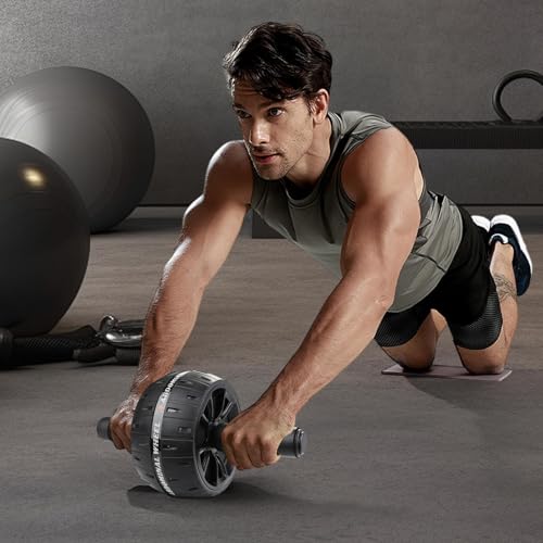 Rueda de ejercicio abdominal estable con soporte de rodilla blando 3
