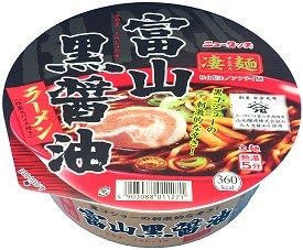 ニュータッチ 凄麺 富山黒醤油ラーメン 1ケース(12食入)
