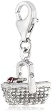  s.Oliver Damen-Charm 925 Sterling Silber Picknickkorb Zirkonia Synth. Länge ca. 10 mm 441452