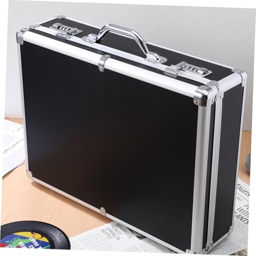 Aluminum Alloy Locking Briefcase Combination -Piece Sturdy Metal Toolbox for Men's Travel and Storage3