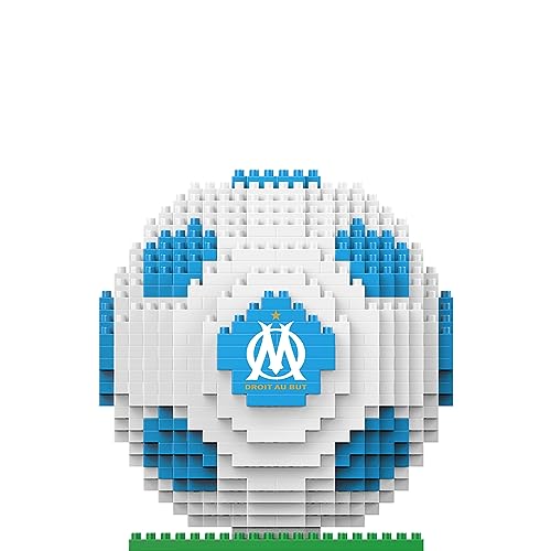 FOCO Licence Officielle Olympique de Marseille Modèle 3D de Jouet de Football en Briques BRXLZ – vue 2