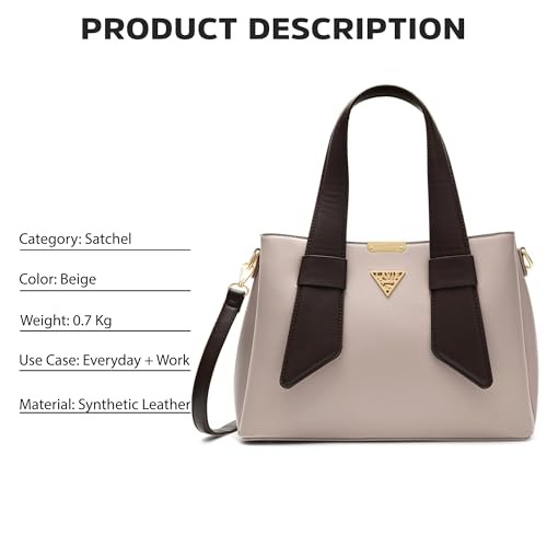 Image of Lavie Signature Women's Nashville 3C Satchel Handbag | Satchel Bag for Work | Ladies Purse | Stylish Shoulder Bag | Gift For Women