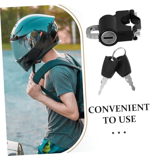 Candado para casco moto antirrobo resistente bicicletas y scooters 4