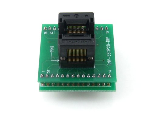 Waveshare SSOP28 to DIP28 (A) TSSOP28 Enplas IC Test Socket Programming Adapter 0.65mm Pitch