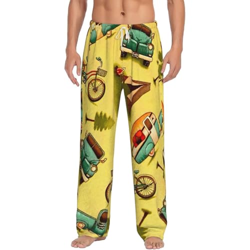Pantalon de pyjama en polaire doux pour homme thermique et ultra respirant
