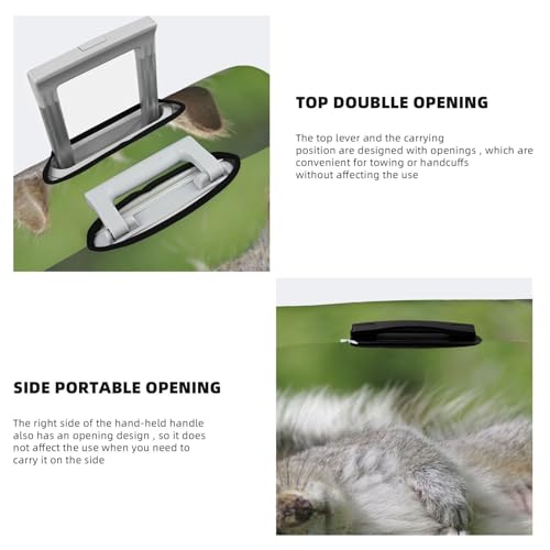 Squirrel Print Luggage Suitcase Covers Elastic Washable Luggage Protector Luggage Covers For Suitcase4