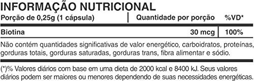 Biotina Vitamina B7/H 30 MCG 60 Cápsulas Fitoactive