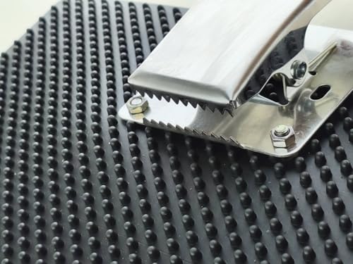 Tabla de cortar de silicona antideslizante rectangular negra miniatura 4