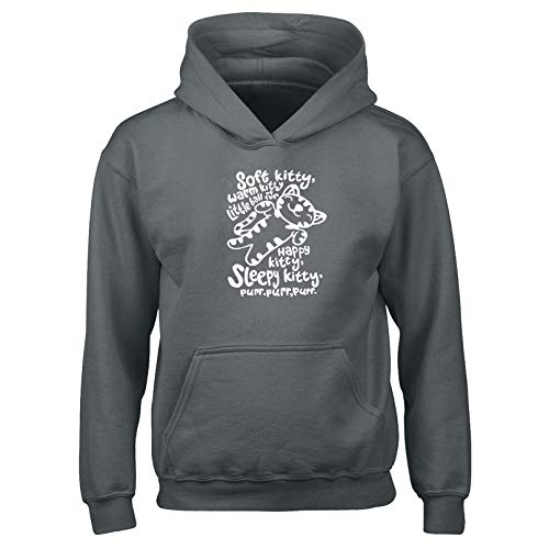 Crown Designs Soft Kitty Warm Kitty Comedy TV Show Inspired Gift Unisex Hoodies for Men, Women & Teenagers - Charcoal/Large