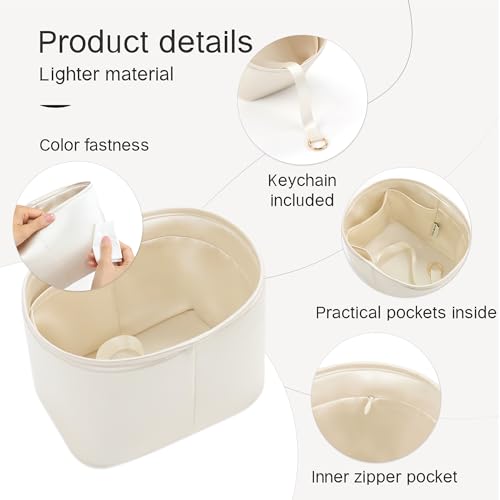 Image of Fits for Picotin Bag Insert Organizer For Hermes(22,Craie)