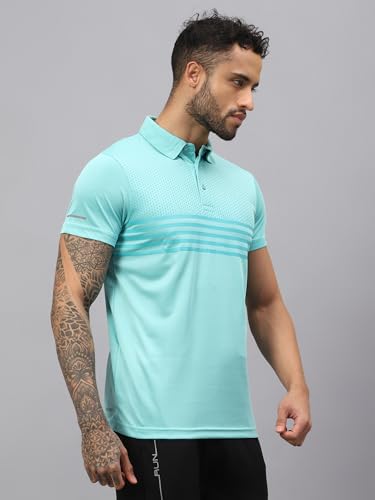 Image of VECTOR X OMT-258 Men's Water Printed Polo T-Shirt