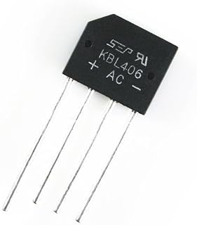 Elecshop Spare Part for 10pcs KBL406 Rectifier Bridge 4A 600V KBL-4