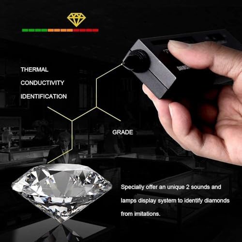 Image of Professional Diamond Selector II - High Accuracy Diamond Tester Pen for Jewelry, Gemstone & Diamond Testing, Portable Gemological Tool with Protective Case and Testing Platform