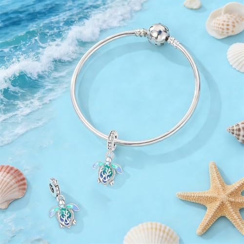 Image of 925 Sterling Silver Charms,Hypoallergenic Beads,Compatible with Pandora Bracelets and Necklaces,Women Holiday Gift Pendants