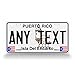 SignsAndTagsOnline Personalized Puerto Rico Classic License Plate PR Replica Custom Text Isla Del Encanto Auto Tag