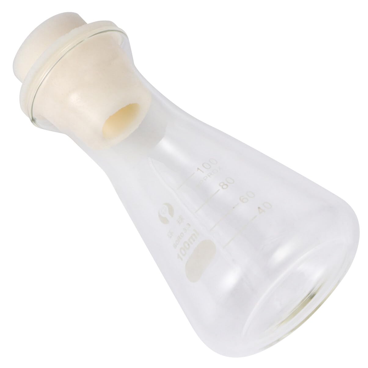 1pc Conical Flask for Chemistry Glass Flask for Students Glass Flask for Laboratory