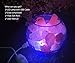 V.C.Formark USB Himalayan Salt Lamp, Salt Rock Lamp with Natural Salt Chunks Bring Visual Impact of Ice and Fire to you, Used for Desk, Bedroom, Living Room and Gift - Color Changing + Warm Light Mode