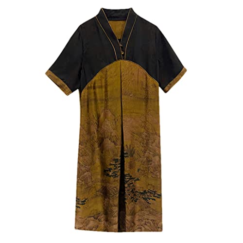 Robe midi en soie de mûrier fluide et légère finis les vêtements inconfortables en été
