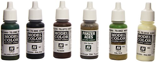 Vallejo German Armor Paint Set. 17ml