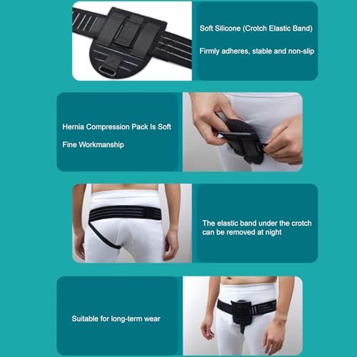 Faja para Hernia Inguinal para Hombre Ajustable miniatura 2