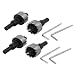 New Lon0167 23mm Cutting Featured Dia 65mm Long reliable efficacy HSS Spring Loaded Twist Drill Bit Hole Saws 4pcs(id:b56 fc da 932)